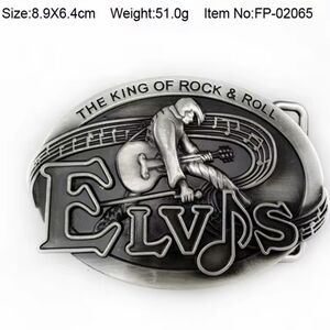New Elvis Presley The King Of Rock And Roll belt buckle Men Women